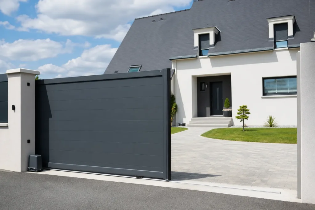 Motorisation de portail coulissant